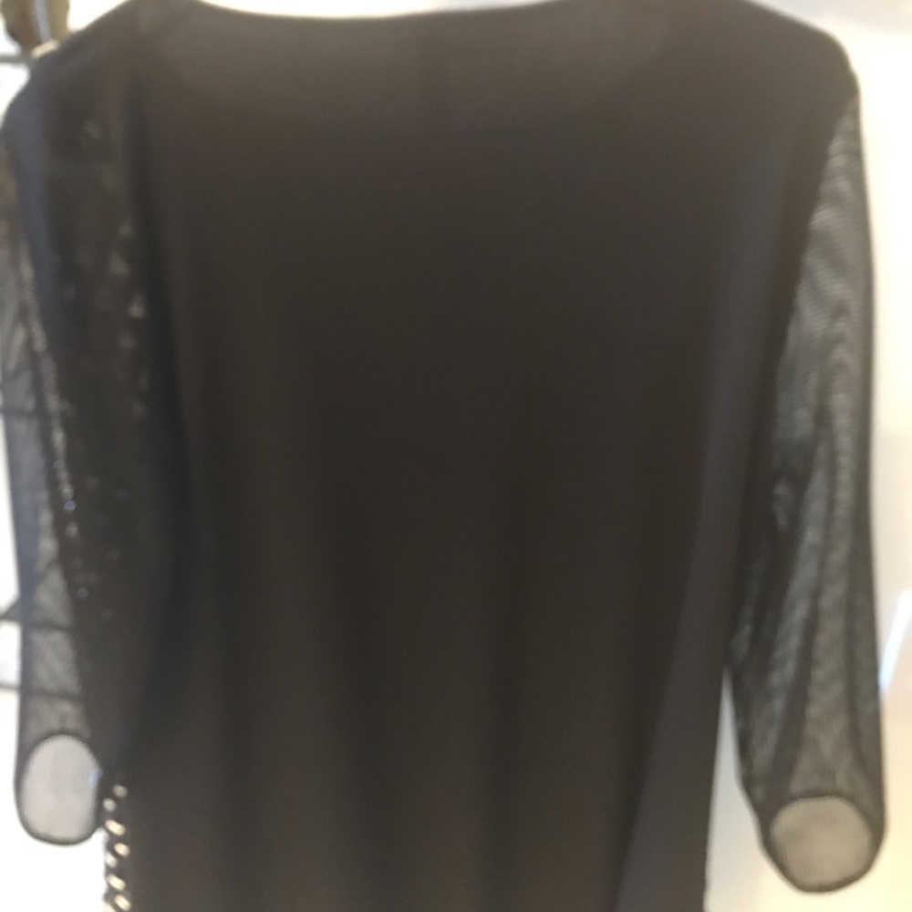 Light weight Dressy Almost new black/silverTunic($119)- final firm - Picture 4 of 5